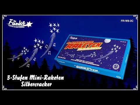 3-Stufen Mini-Raaketen Silbercracker